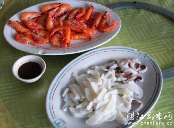 霞山东风海鲜批发市场大富美食城,食海鲜的好