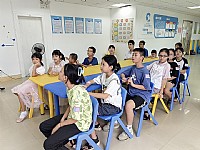 “情暖湛江“N1320壹基金儿童服务站开展“为奥运健儿加油”主题活动